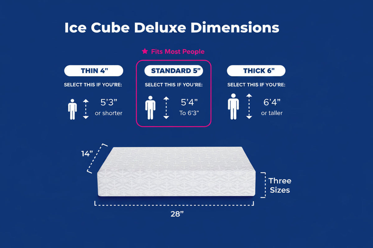 Dolsin Cooling Memory Foam Pillow – Queen & King Size