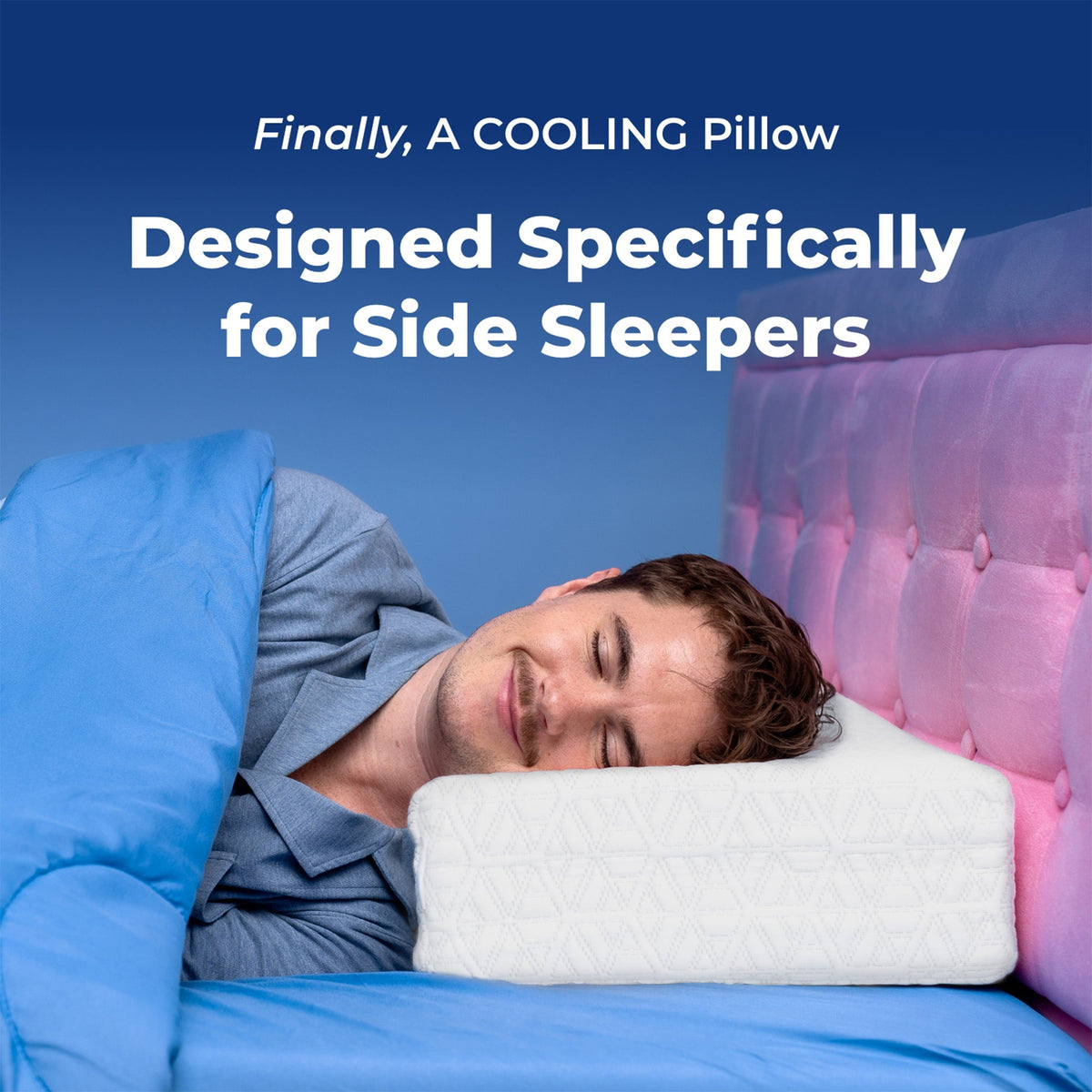 Dolsin Cooling Side Sleeper Pillow – Standard Size