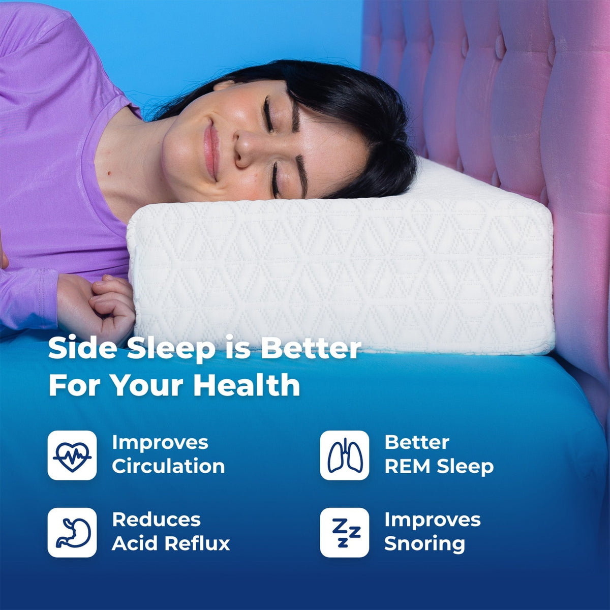 Dolsin Cooling Side Sleeper Pillow – Standard Size