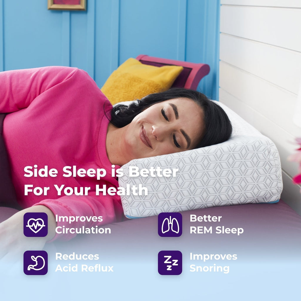 Dolsin Deluxe 6" Side Sleeper Pillow – Queen & King Size