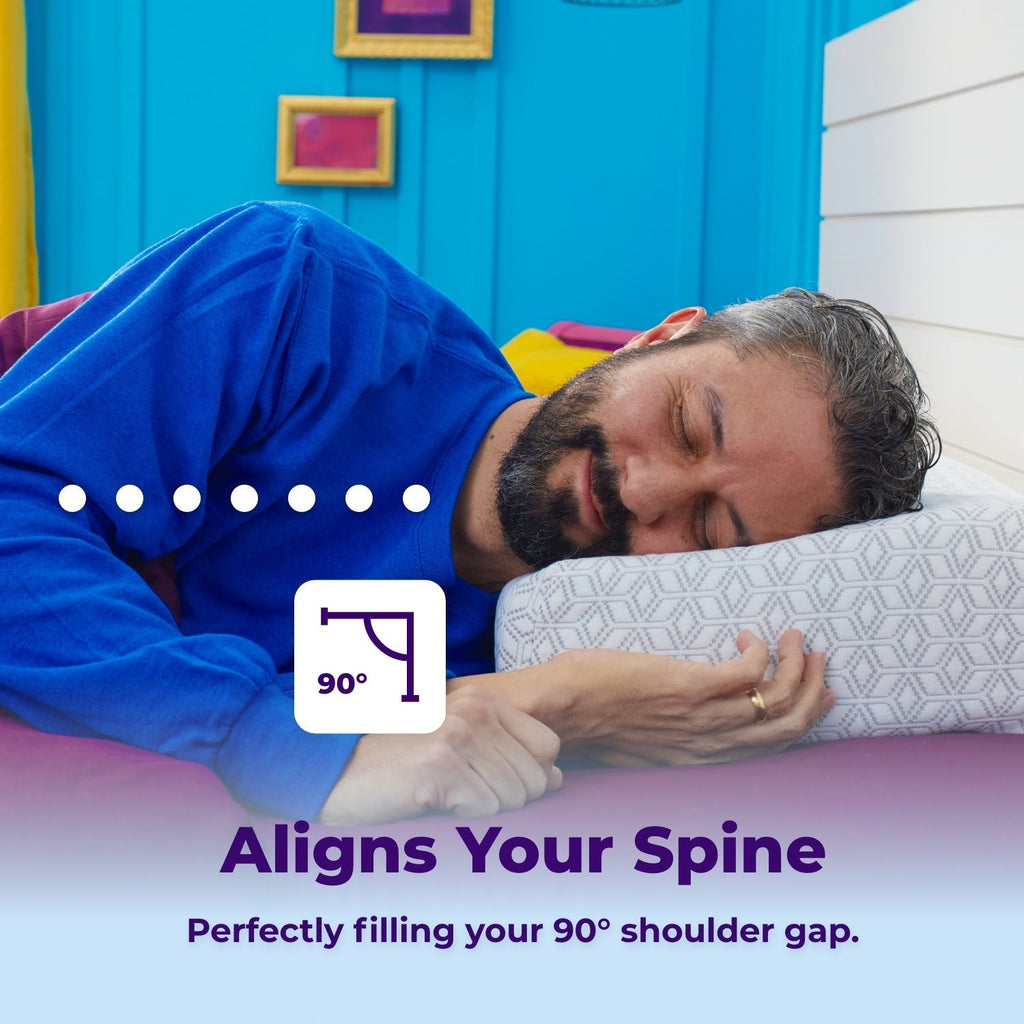 Dolsin Deluxe 6" Side Sleeper Pillow – Queen & King Size