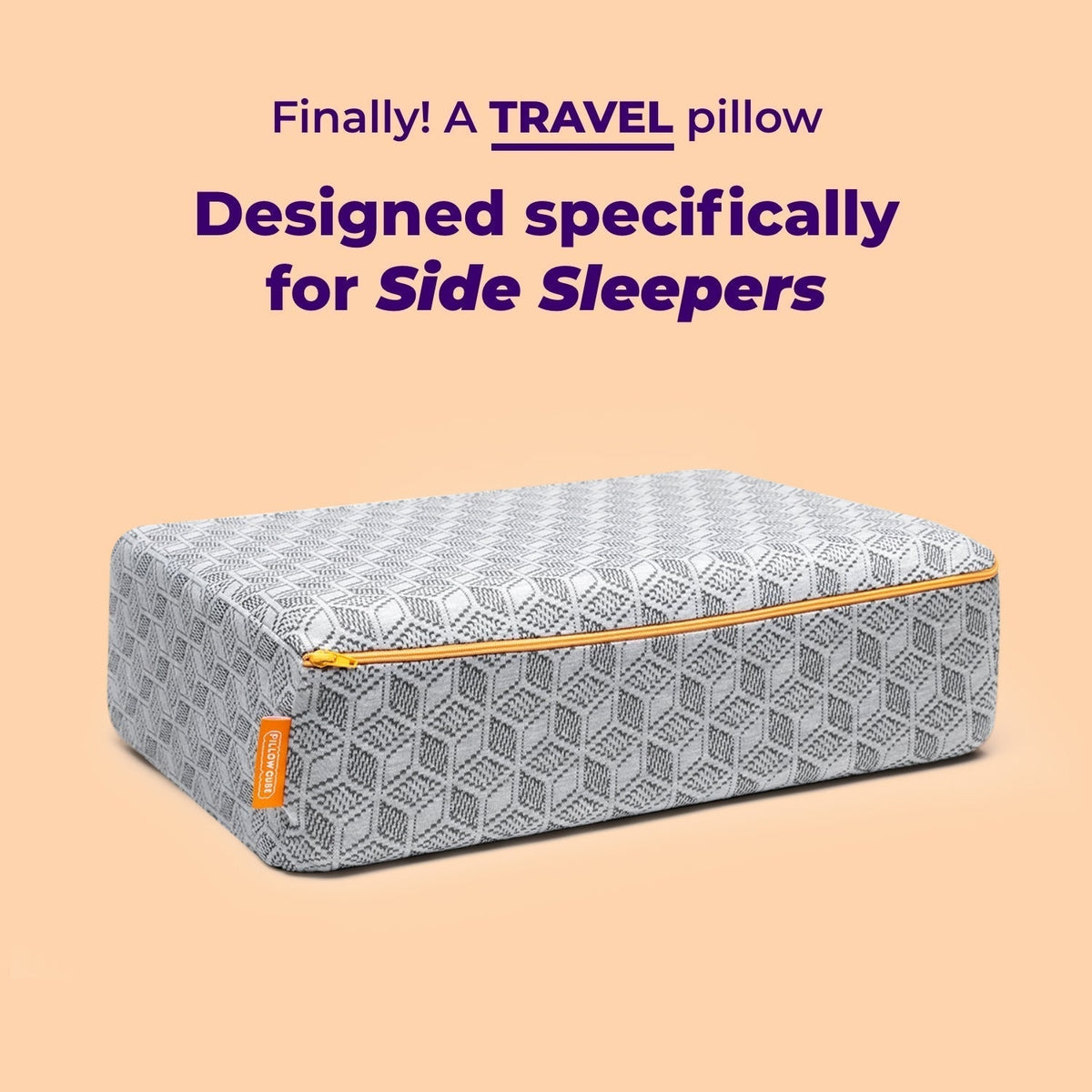 Dolsin Compact Side Sleeper Travel Pillow